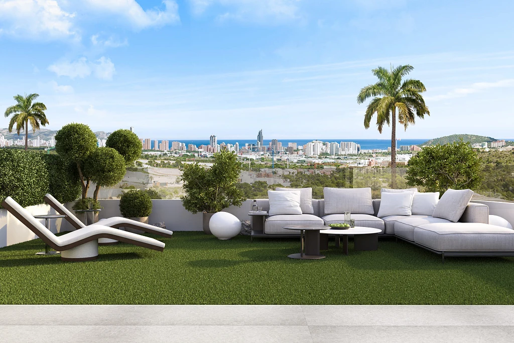 Residentie in Finestrat met Uitzicht op Zee