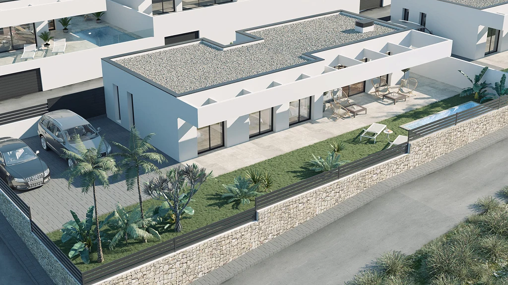 Vrijstaande Woningen in Finestrat met Uitzicht op Zee