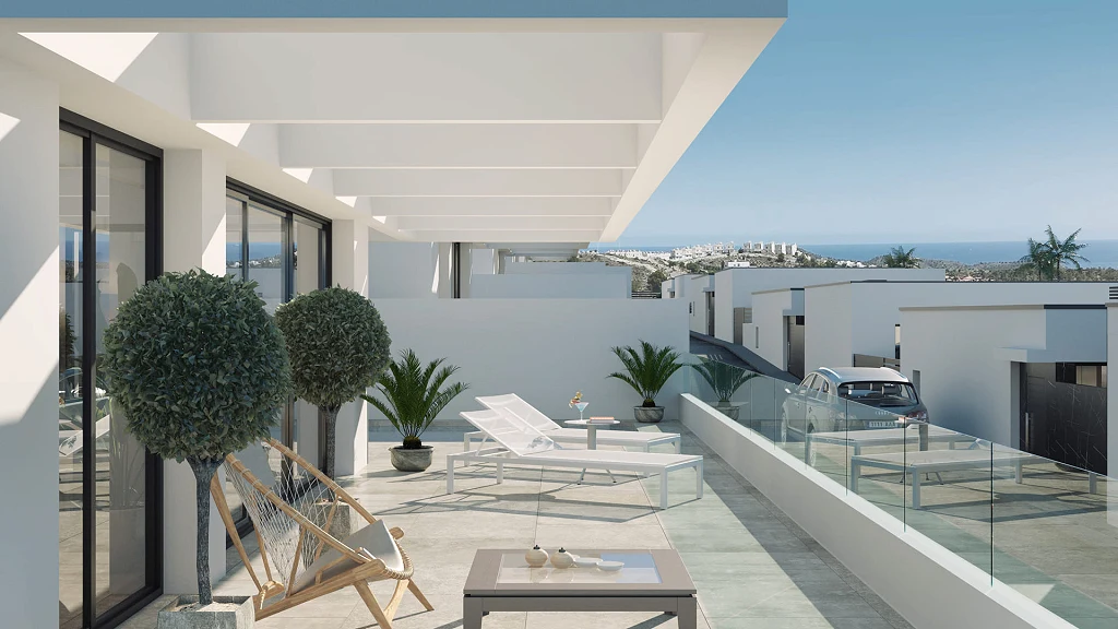 Vrijstaande Woningen in Finestrat met Uitzicht op Zee