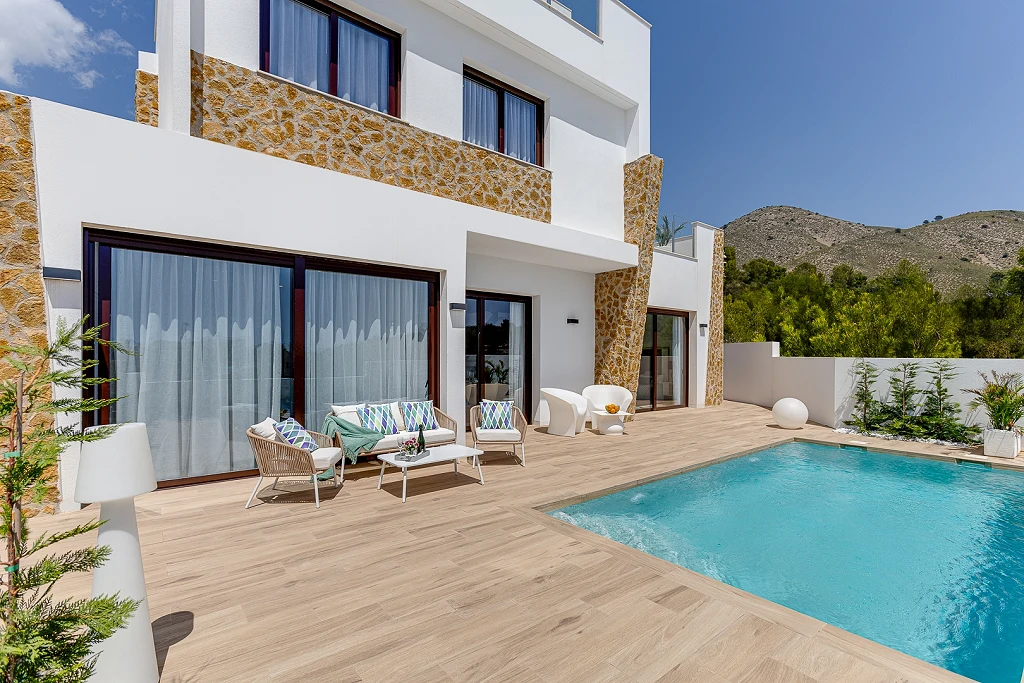 Onafhankelijke Woningen in Finestrat met Uitzicht op Zee