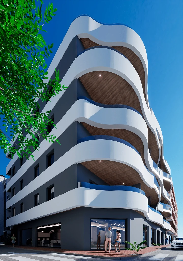 Appartementen en Penthouses aan de Eerste Lijn van de Zee in