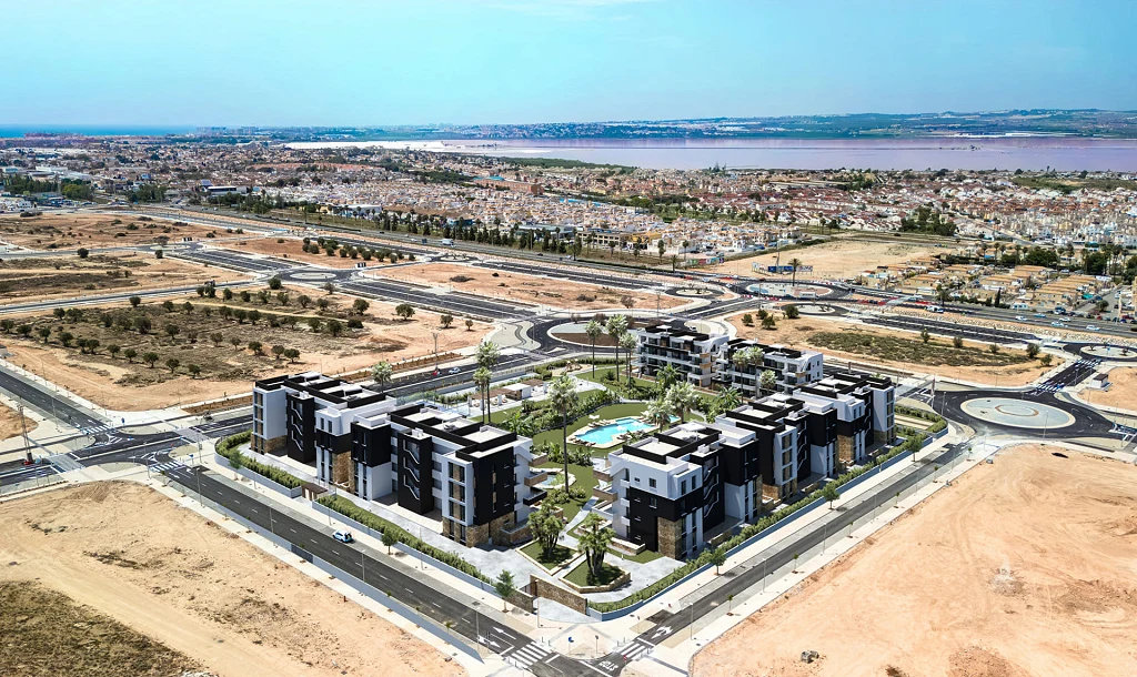 Appartementen en Penthouses in Torrevieja met Zwembad en Tuinen