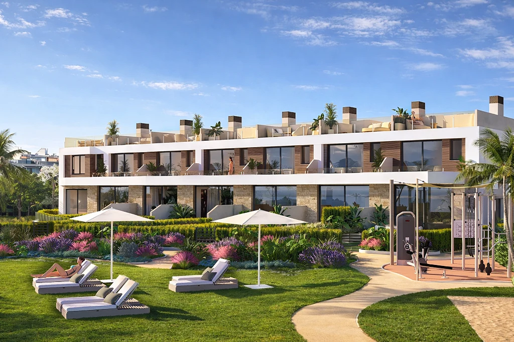 Geschakelde Woningen in Eerste Lijn in El Campello