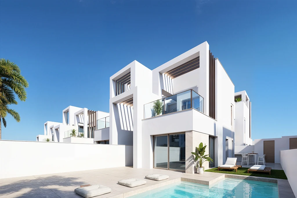 Twee-onder-een-kapwoningen in Los Alcázares