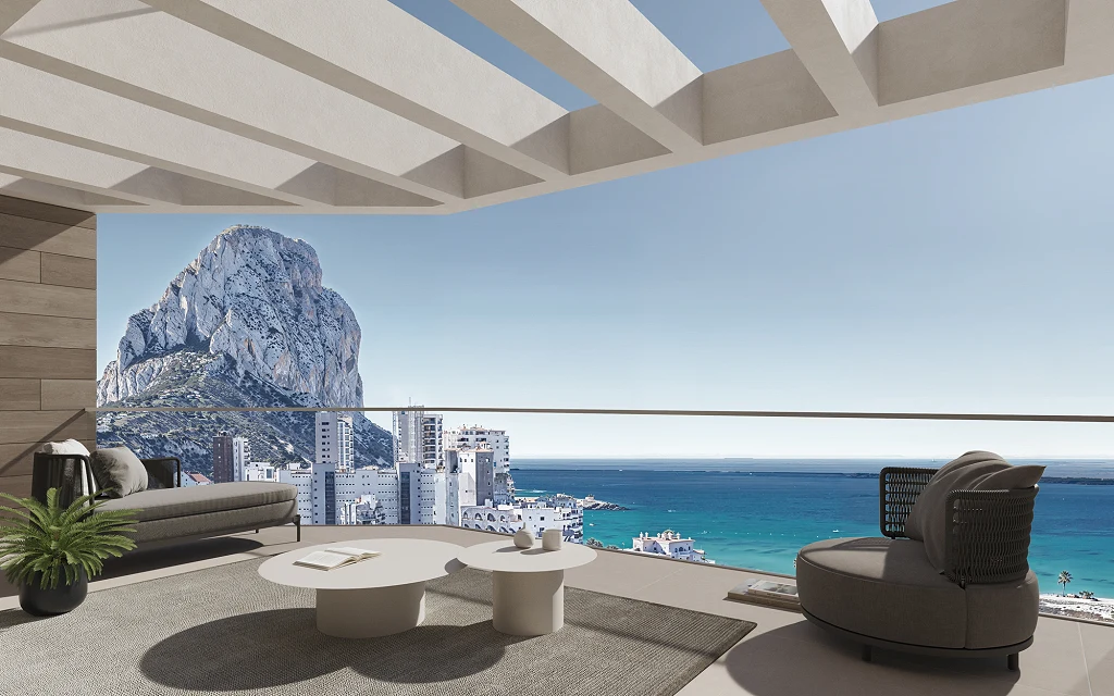 Appartementen en Penthouses in Calpe met Uitzicht op Zee