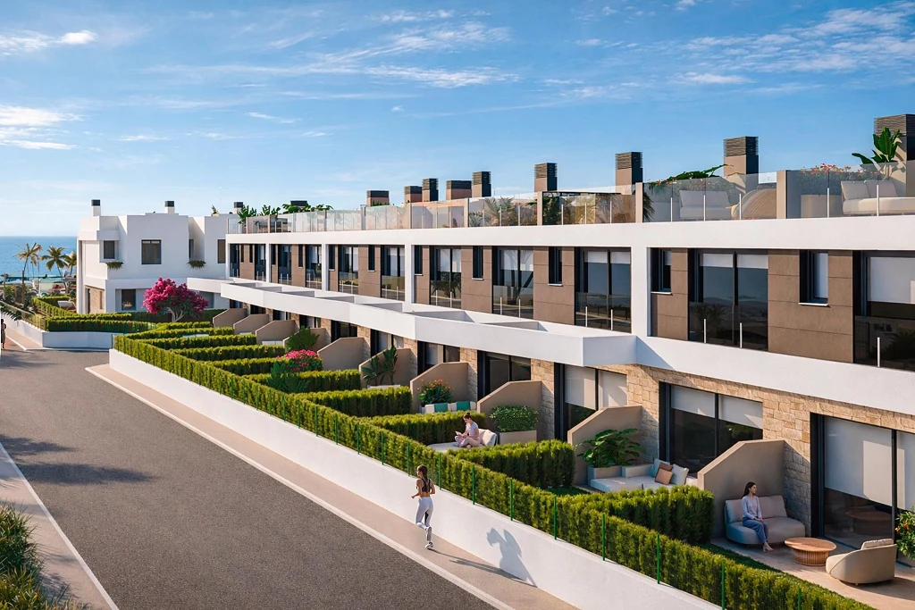 Geschakelde woningen aan de eerste lijn in El Campello