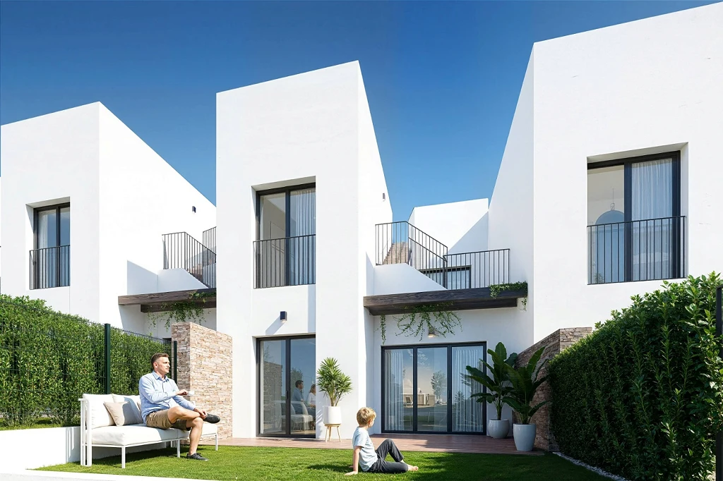 Geschakelde woningen in Monforte del Cid met privézwembad