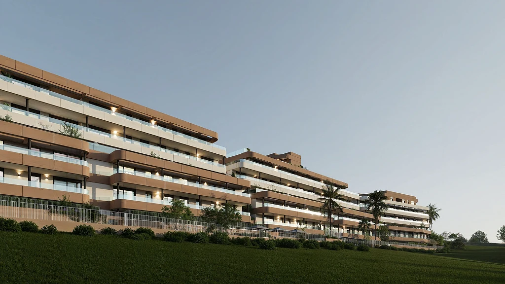 Appartementen en Begane Grond in Estepona met Uitzicht op Zee