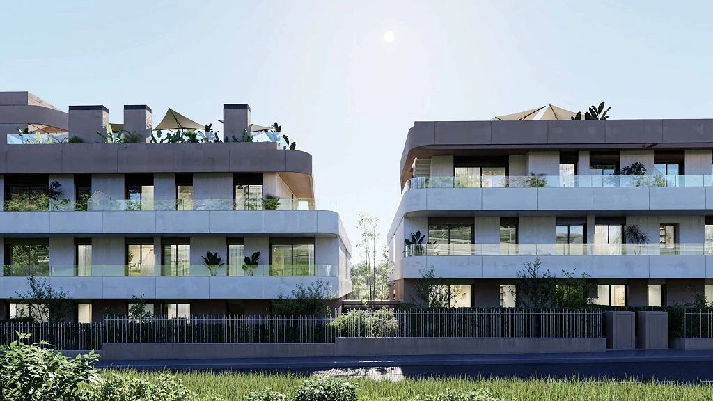 Appartementen en Begane Grond in Estepona met Uitzicht op Zee