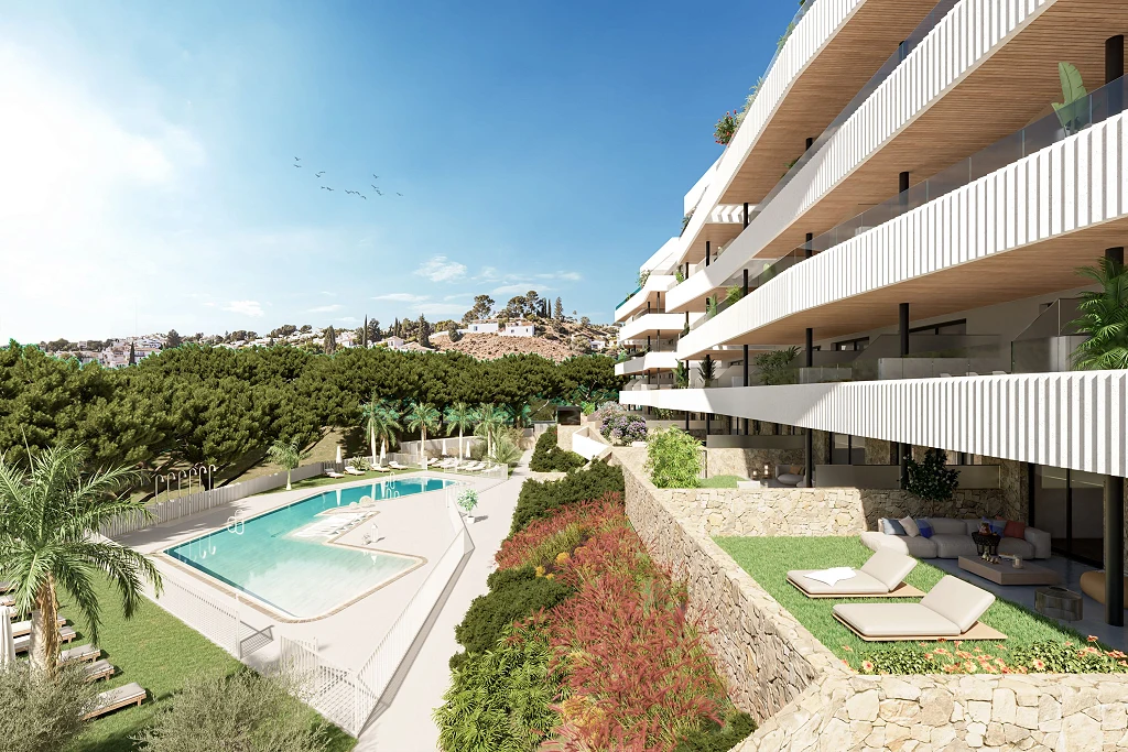 Appartementen in Las Lagunas de Mijas