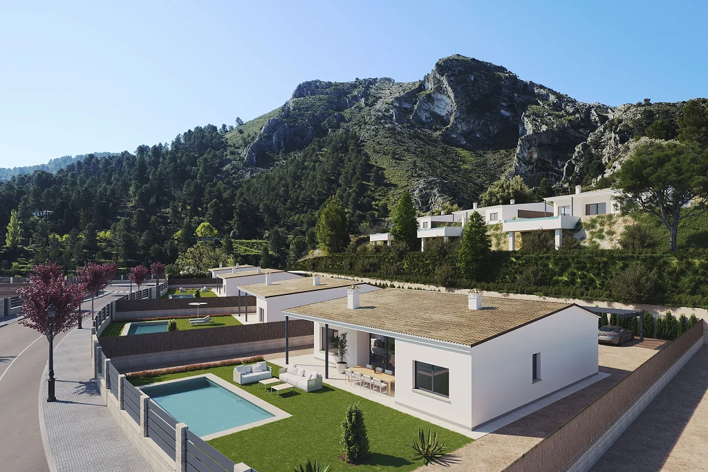 Vrijstaande Woningen in Penáguila