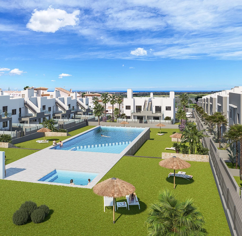 Bungalows in San Miguel de Salinas met Uitzicht op Zee