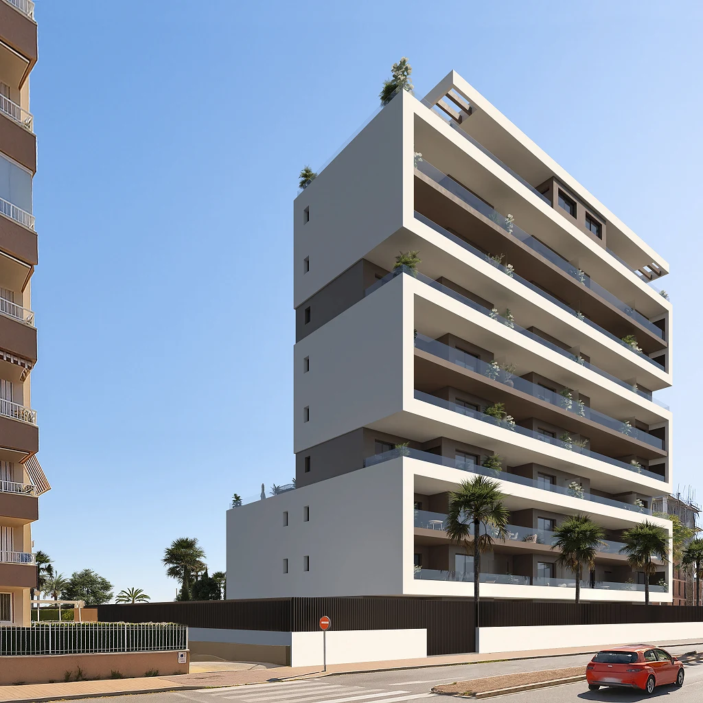 Wooncomplex in Guardamar del Segura met zeezicht