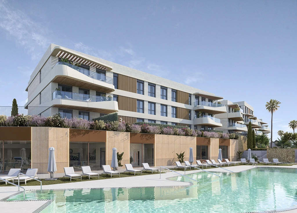 Wooncomplex in Estepona met Zeezicht en Dichtbij Golf