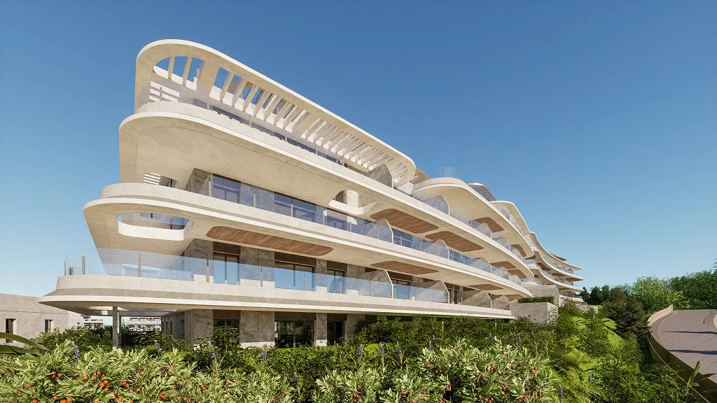 Wooncomplex in Las Lagunas de Mijas met Zeezicht