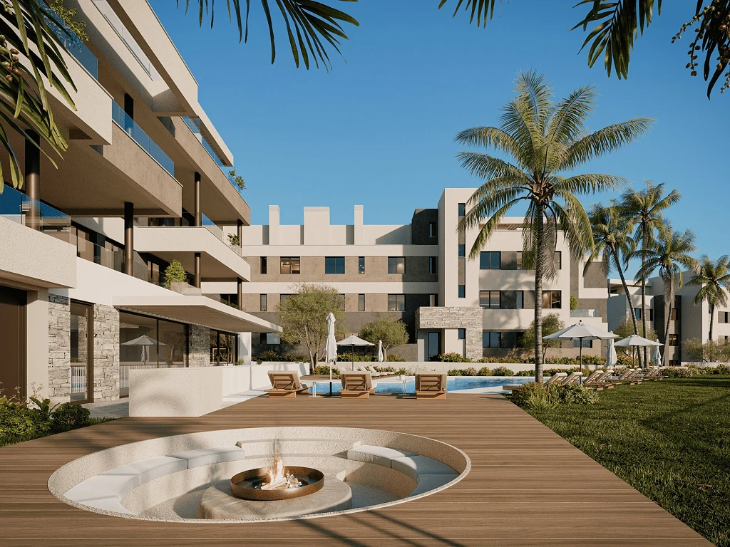 Appartementen in Las Lagunas de Mijas met Uitzicht op Zee