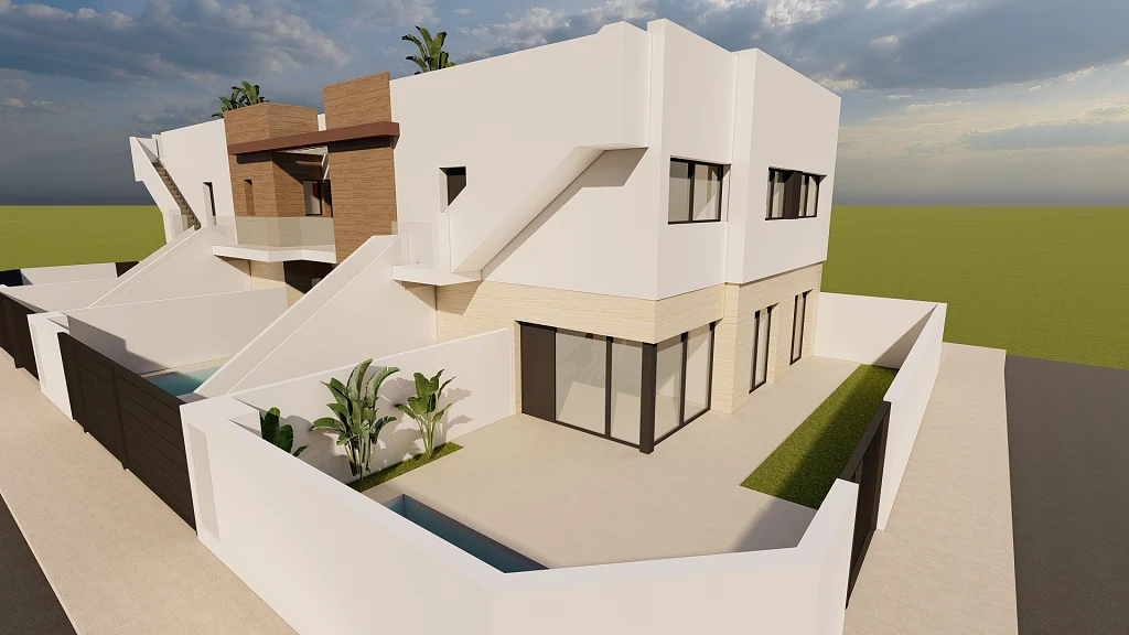 Bungalows in Lo Pagán dicht bij de zee