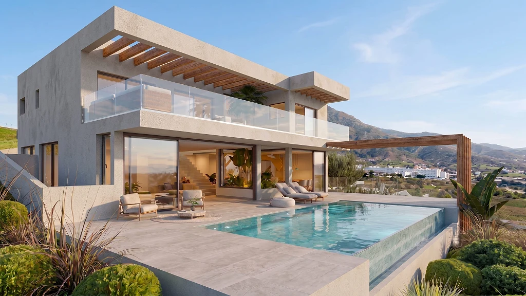 Villa in Estepona met Uitzicht op Zee en Privézwembad